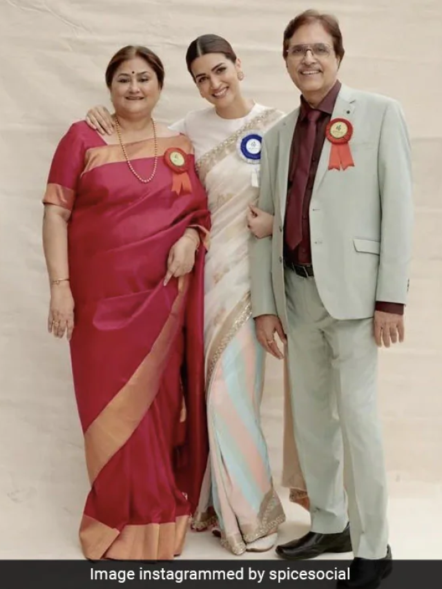 National Awards 2023: Kriti Sanon Was Accompanied By Her Parents To The Ceremony