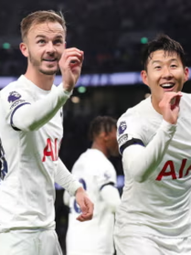 Son Heung-min and James Maddison scored the goals as Tottenham climbed back to the top of the Premier League